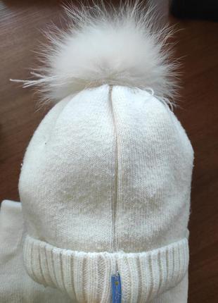 Классный зимниц комплект шапка и снуд nikola размер 52-54 в отличном состоянии4 фото