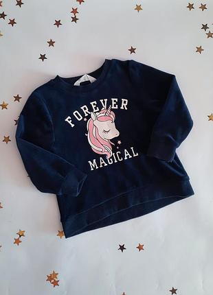 Свитшот велюровий h&m