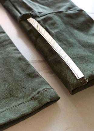 Мужские, оригинальные штаны nike cotton ftm 5 pocket chinos in green5 фото