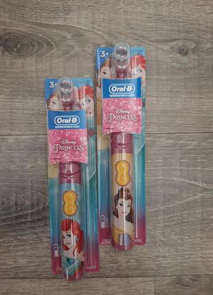 Oral b  электрическая зубная щетка на батарейках для детей принцесса4 фото