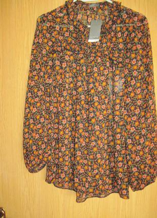 .новая блузка с воланами "papaya" р. 522 фото
