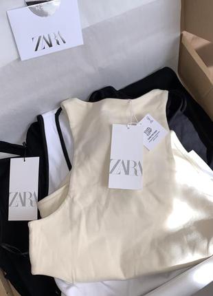 Zara боді з вирізом на спині9 фото