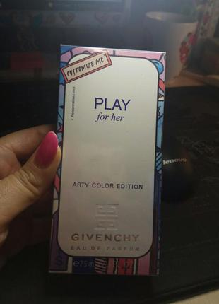 Парфюм givenchy play for her arty color edition 75ml1 фото