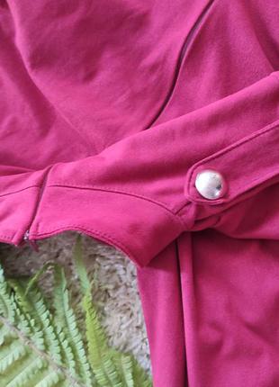Сукня платье плаття замш бордо вишневий4 фото