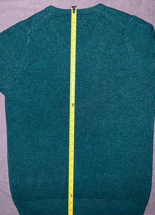 Продаю вовняної зелений светр, пуловер marks & spencer6 фото