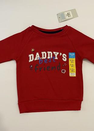 Свитшот с начесом, 80 см, primark