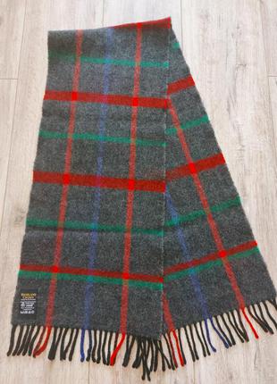 Шерстяной мужской шарф highland crown.1 фото