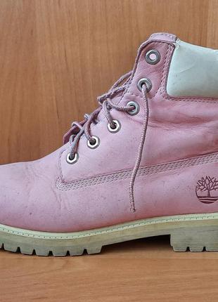 Жіночі шкіряні черевики/женские кожаные ботинки timberland