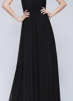 Великолепное черное платье из шифона daisy and jay 44-46 (укр) или s-m