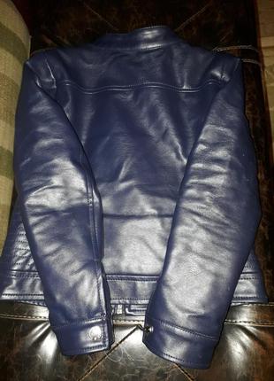 Куртка экокожа, кожанка, рост 1227 фото
