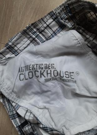 Clockhouse шорты в клетку карго коттоновые мужские хлопок4 фото
