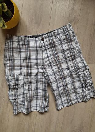 Clockhouse шорти в клітку карго котонові чоловічі бавовна
