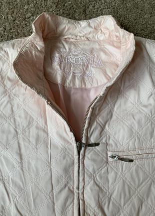 Куртка демисезонная , легкая нежно-розовая baronia. состояние новой4 фото