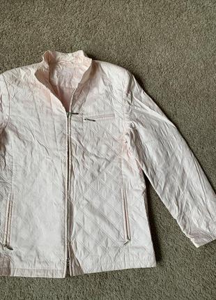 Куртка демисезонная , легкая нежно-розовая baronia. состояние новой3 фото
