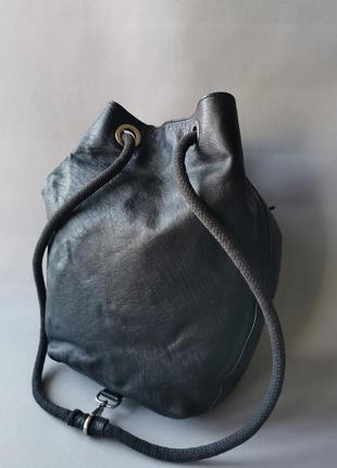 Zara кожаная сумка /рюкзак6 фото