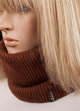 Снуд жіночий atrics 637 коричневий