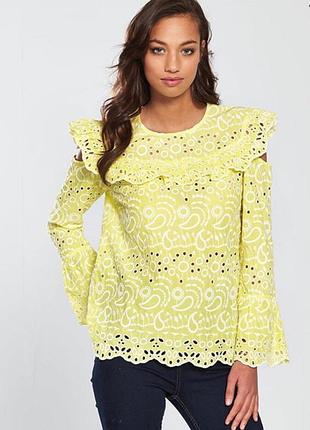 Блузка жёлтая 💯 хлопок ‼️акция 1+2=4‼️
