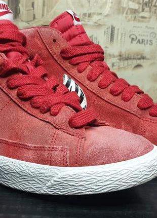 Высокие кеды кроссовки nike blazer2 фото