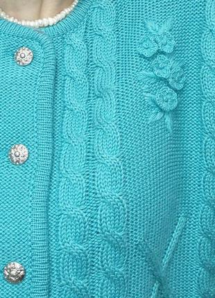 Ermeco international кофта винтаж австрия шерсть акрил рукава буфы.5 фото