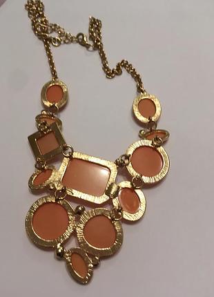 Колье ожерелье бусы винтаж люцит 3