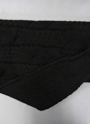 Женский теплый свитер черного цвета3 фото