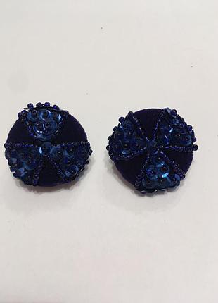 Сережки-кліпси вінтаж