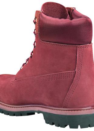 Ботинки timberland. модель women's 6-inch premium waterproof boots w/satin collar.оригинал5 фото