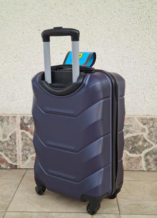 Надійний міцний валізу carbon turkey 🇹🇷 синій8 фото