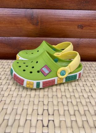 Crocs lego тапочки сандали оригинал крокс  детские 26 размер 25