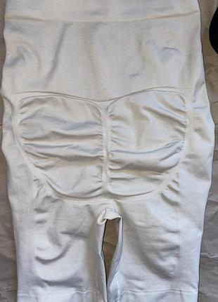 Бежевая утяжка корсет formfit  корректирующее белье, панталоны шорты с утяжкой бесшовные трусы7 фото