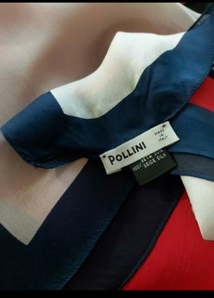 Хустка,шарф шовковий pollini5 фото