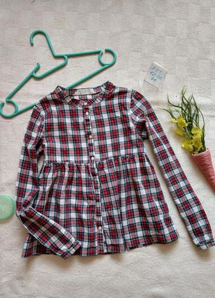 Удивительная рубашка h&amp;m 9-10роков