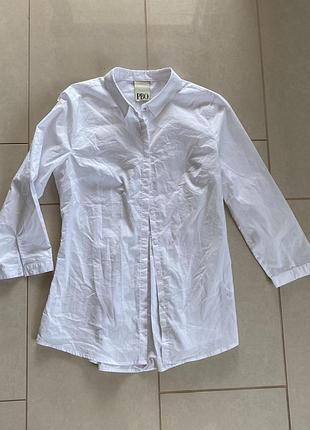 Белоснежная рубашка размер s/m