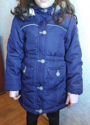 Курточка зимняя для девочки kiki&koko 3-7 лет2 фото