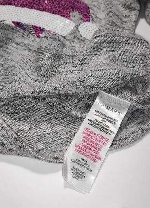 Реглан джемпер кофта ✨primark✨ свитер свитшот с единорогом пайетки3 фото