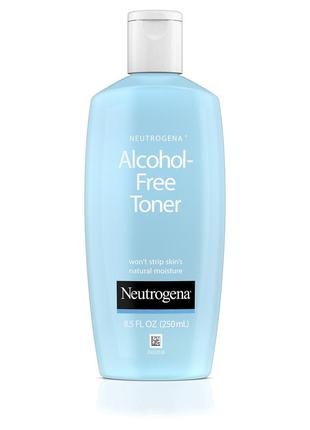 Американський тонік для обличчя neutrogena, без спирту alcohol-free toner