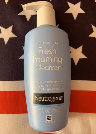 Американская пенка для умывания neutrogena fresh foaming cleanser5 фото