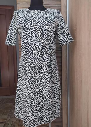 Трикотажное стильное платье h&m 16(44)50-52 размер.2 фото