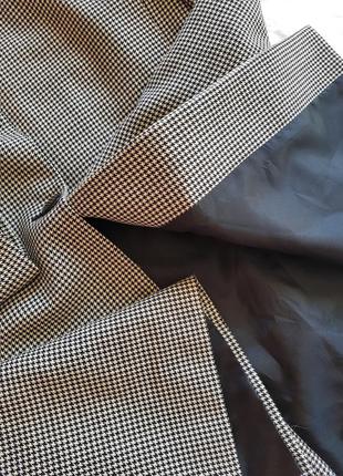 Жакет удлинённый viyella 100% шерсть клетчатый піджак классика винтаж7 фото