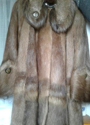 Шуба из нутрии, р. 50