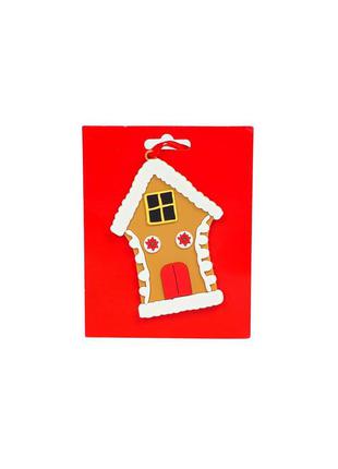 Новорічна іграшка на ялинку пряниковий будиночок christmas gifts