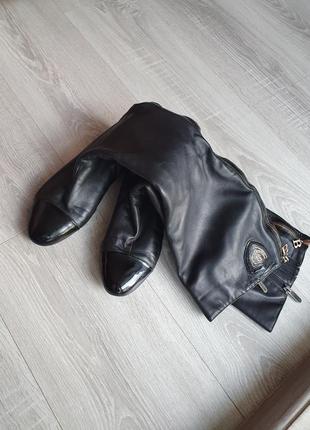 Сапоги  кожа 37-37.5р