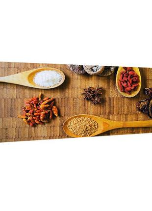 Картина на холсте на стену для интерьера/спальни/офиса пряности 30х65 см (h3065_ym017)