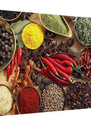 Картина на полотні на стіну для інтер`єру/спальні/прихожої спеції всього світу 45х65 см (h4565_ym016)