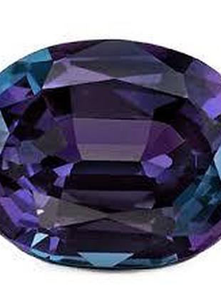 Олександрит лабораторний 9 х 7 мм