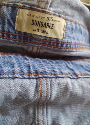 Джинсовий комбінезон шорти dungaree3 фото