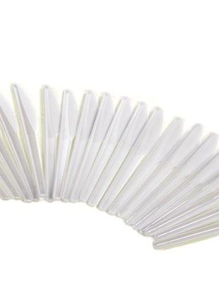 F1-00898, набір одноразових пластикових ножів duni 20 шт , білий1 фото