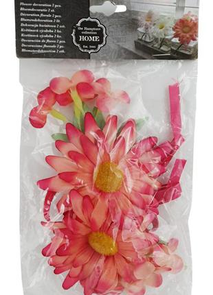 Квіти декоративні штучні home accents, 2 шт., 14 см, весняний декор, фруктова прикраса1 фото