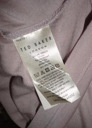 Нюдовая футболка блуза ted baker р.3  (ог 100, дл.80)3 фото