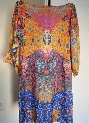 Летнее шелковое платье туника tara jarmon